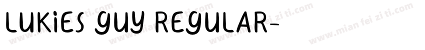 lukies guy regular字体转换